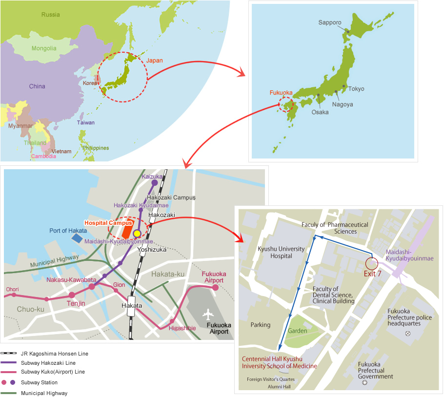 Venue access map